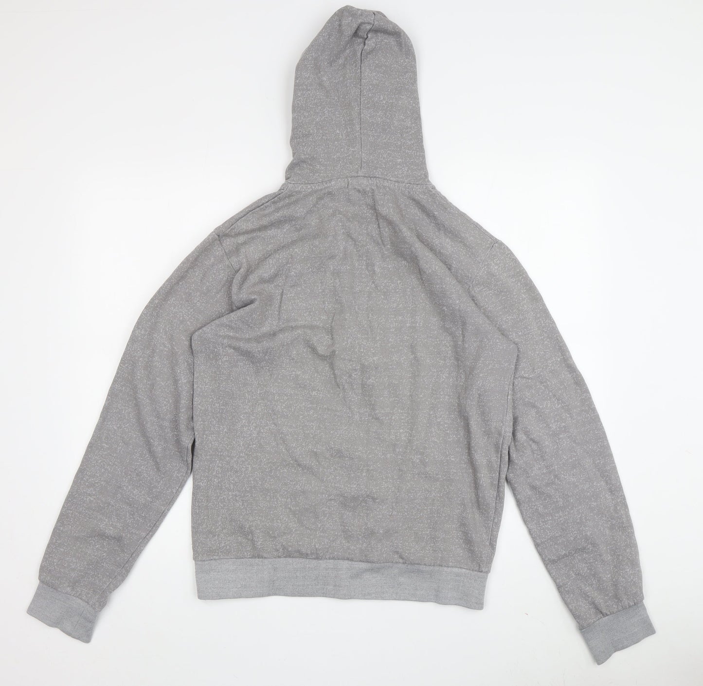 Men's Fenchurch Grey Full Zip Hoodie - S - Warm Fleece, Logo Design