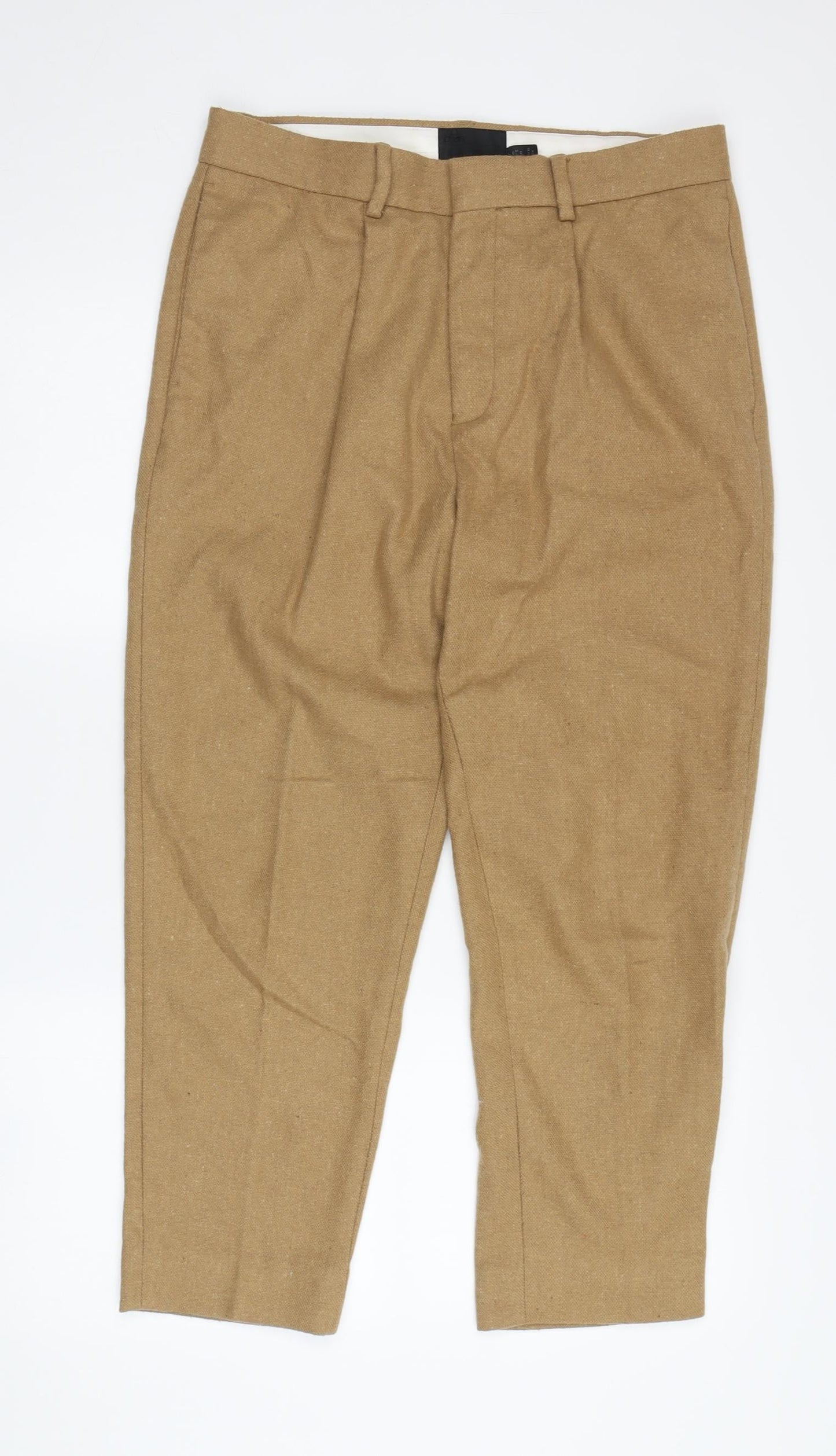 ASOS Unisex Brown Chino Trousers, Size 30 for Casual Wear