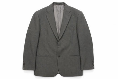 Impressions Men's Grey Check Blazer 42 Regular Wool Classic