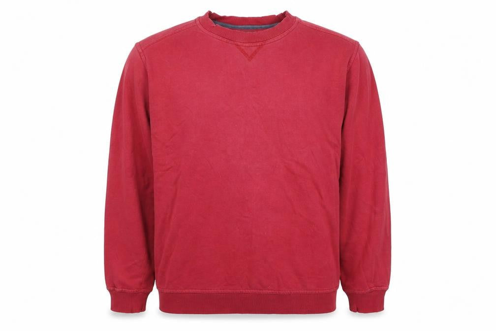 EWM Men's Red Pullover Sweatshirt L