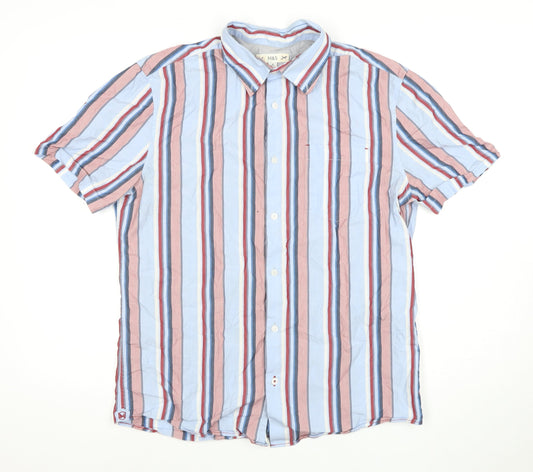Marks and Spencer Men's Striped Cotton Shirt, L