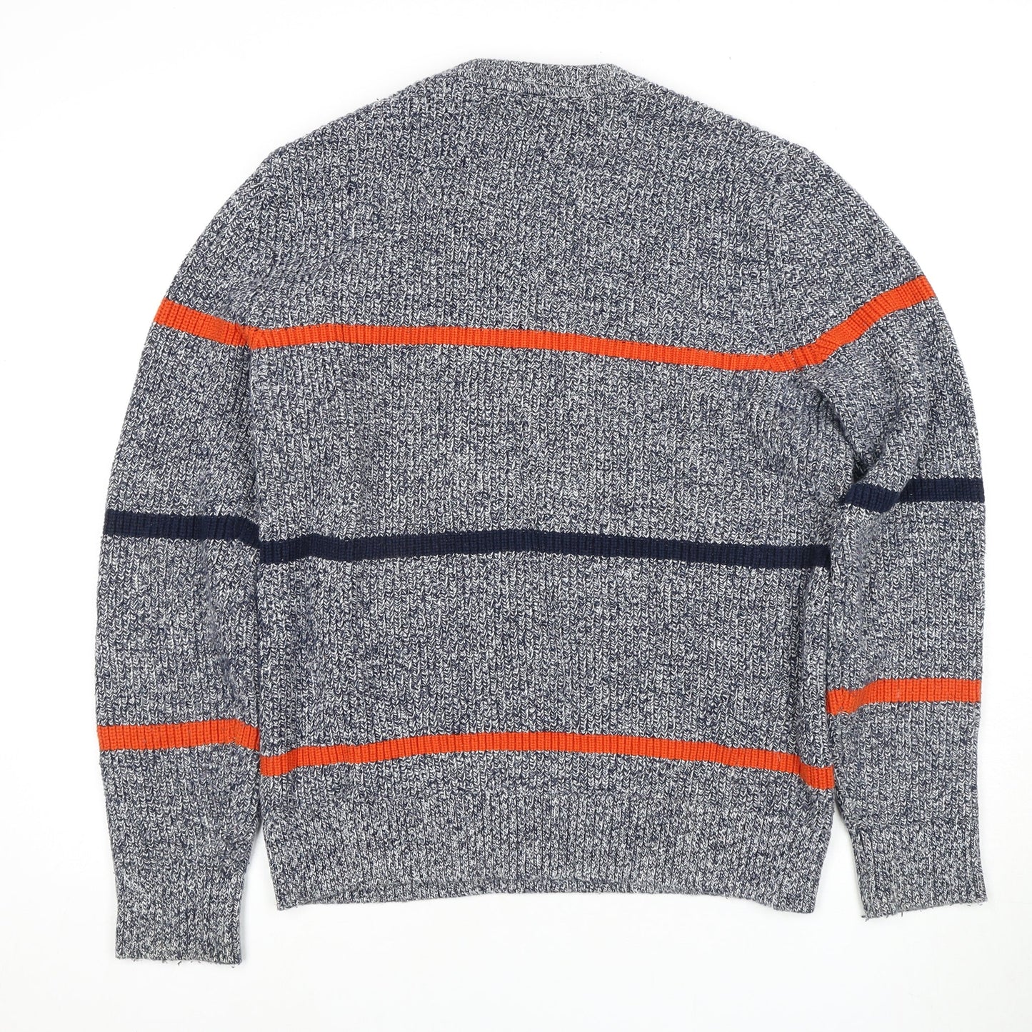 Gap Men's Blue Striped S Pullover Jumper - Casual Knit