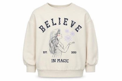 Marks & Spencer Girls Beige Frozen Hoodie Pullover