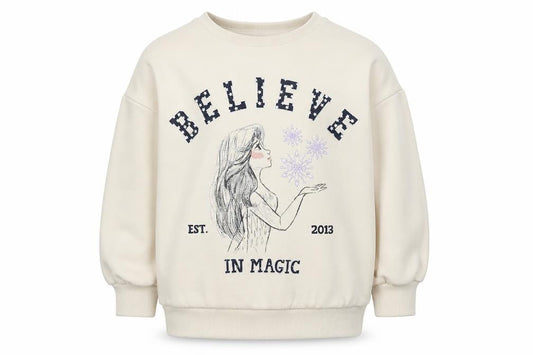 Marks & Spencer Girls Beige Frozen Hoodie Pullover