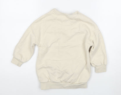 Marks & Spencer Girls Beige Frozen Hoodie Pullover