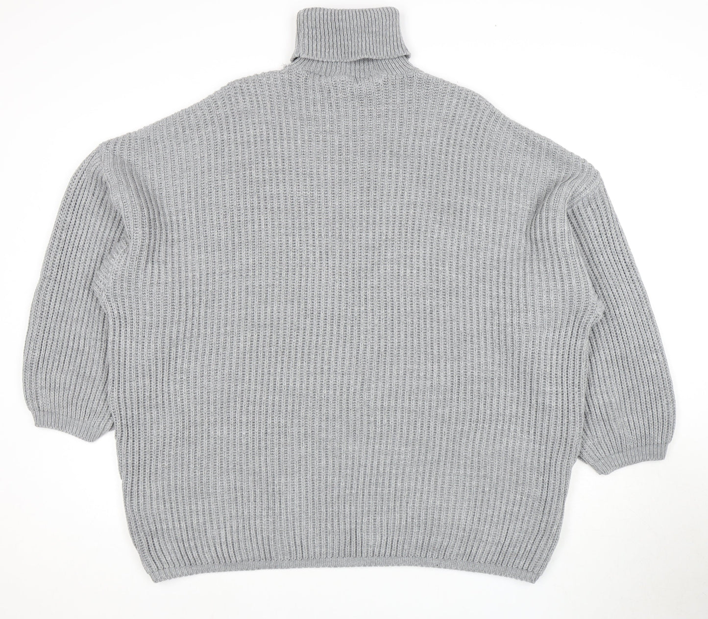 PrettyLittleThing Women's Grey High Neck Pullover Jumper