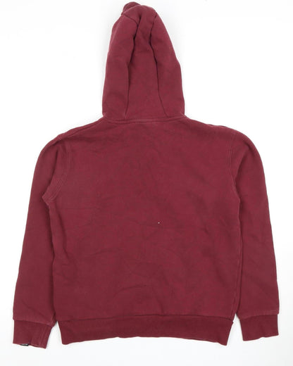 Back view of Ellesse Women's Red Pullover Hoodie, size 8