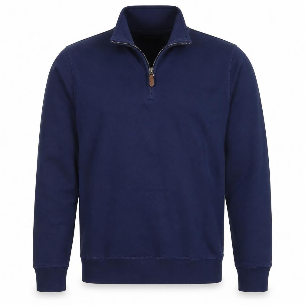 Zara Men's Blue 1/2 Zip Sweatshirt Size S