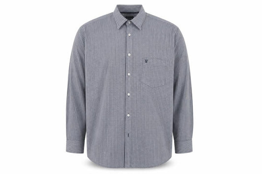 James Pringle Men's Blue Check XL Button-Up Shirt