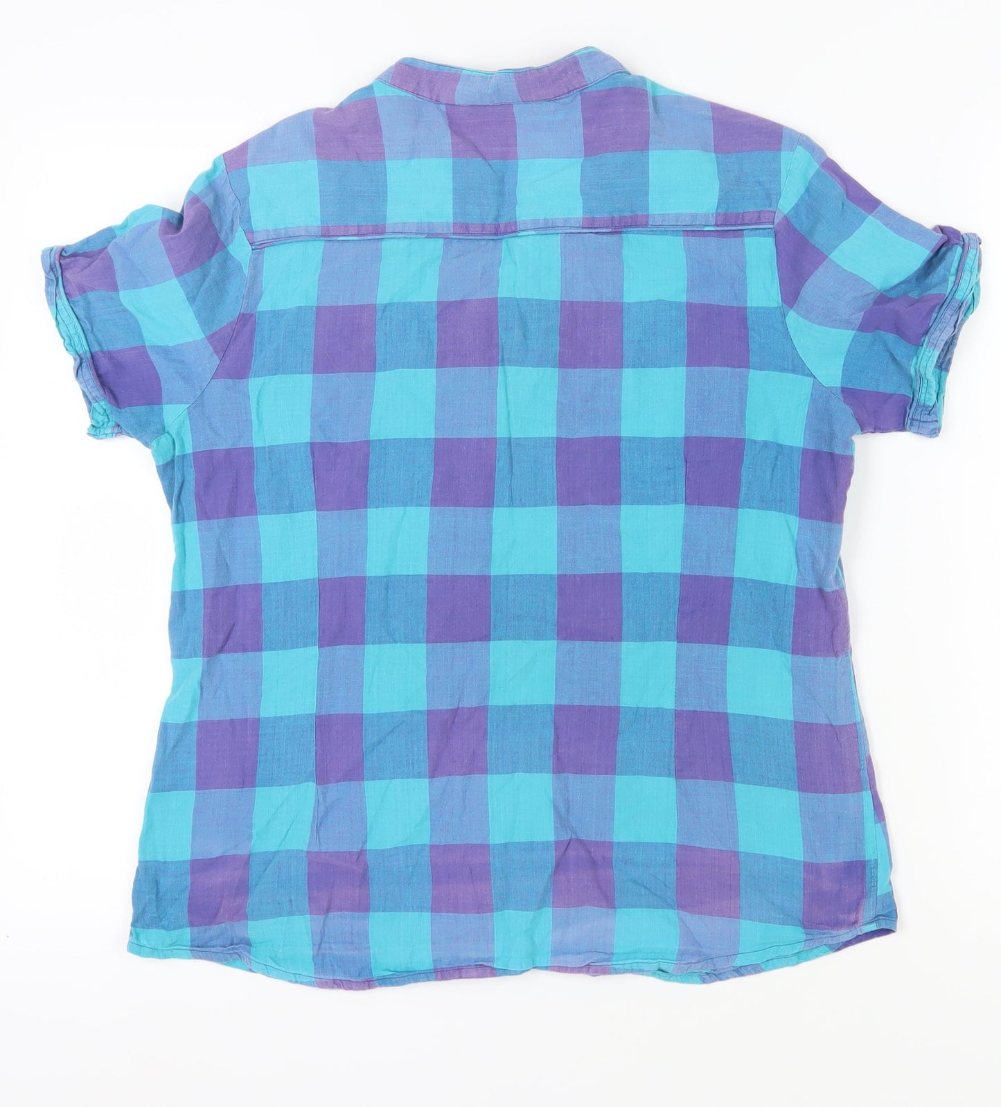 EWM Pure Classics Women's Multicoloured Check Button-Up Size 16