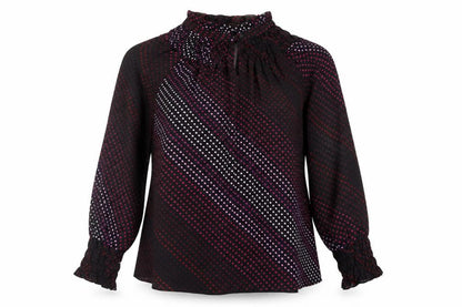Front view of JD Williams Women's Multicoloured Tunic Blouse -, size 18