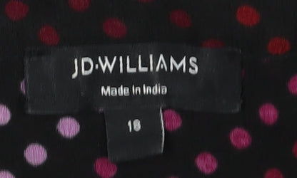 Close-up detail of JD Williams Women's Multicoloured Tunic Blouse -, size 18