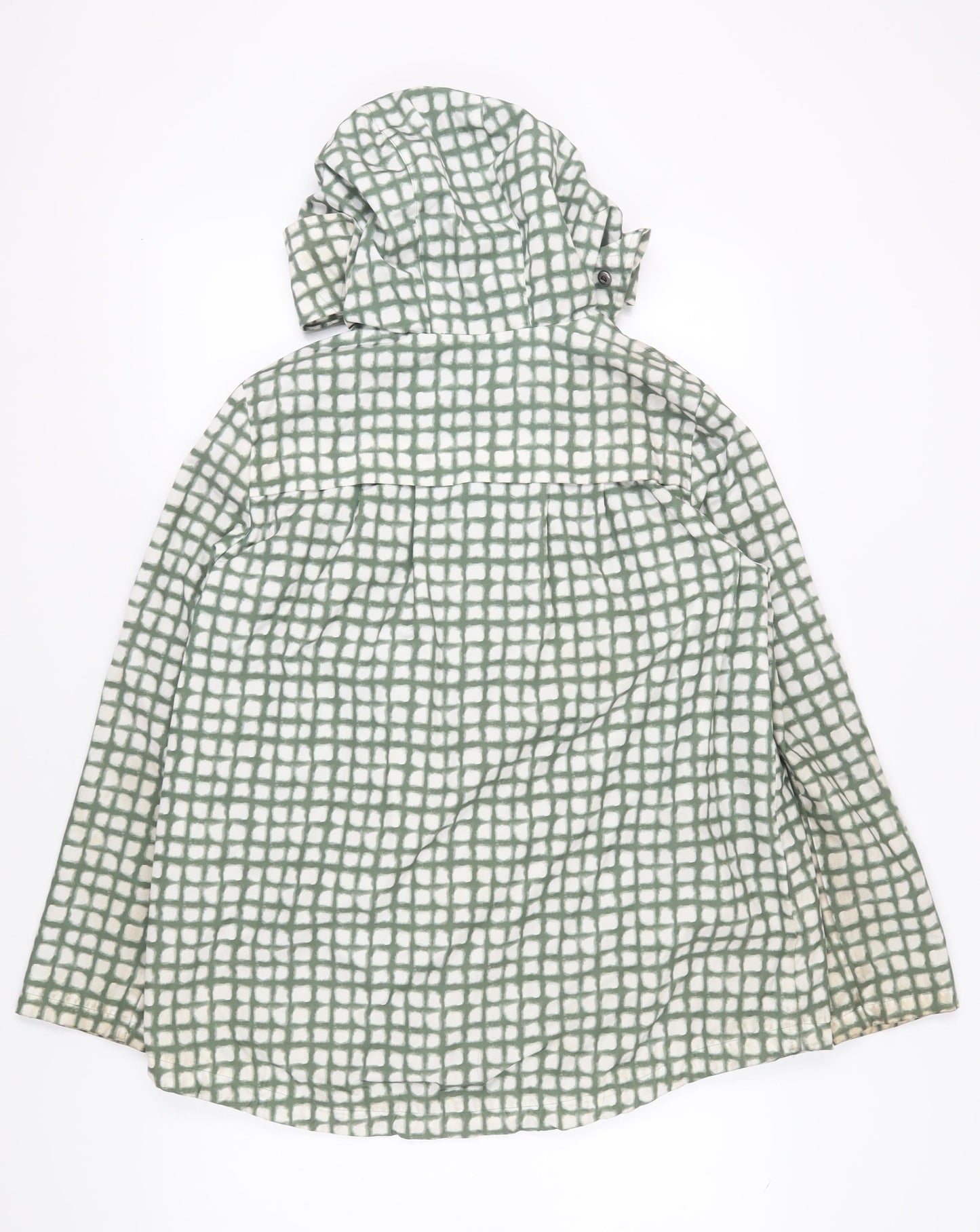 Next Women's Green Check Parka Jacket Size 12