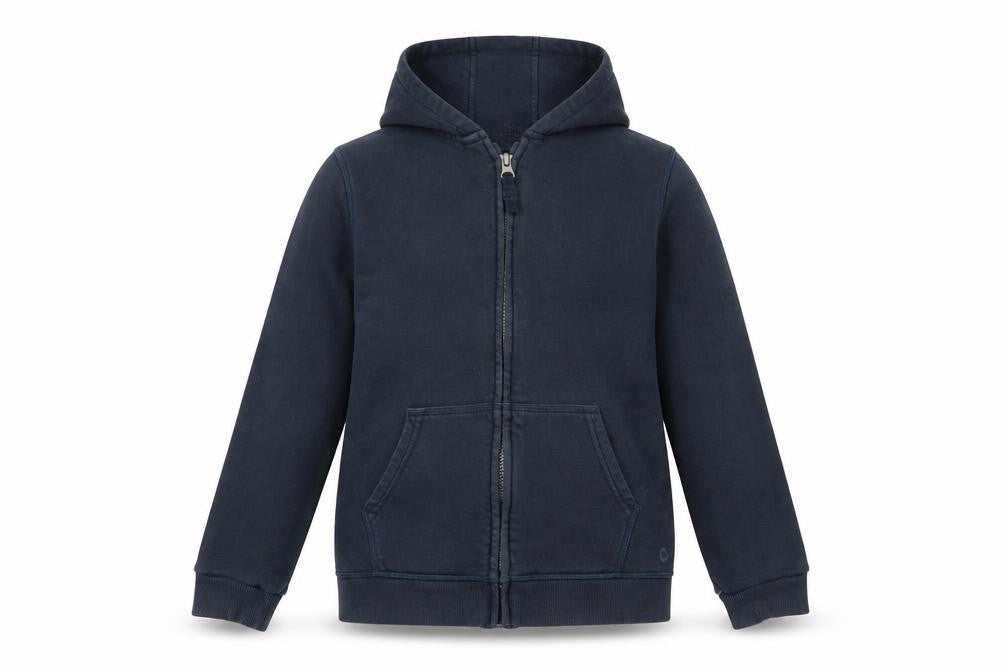 Marks & Spencer Girls Blue Full Zip Hoodie 9-10 Years