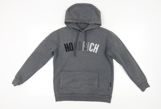 Preloved Hoodrich Unisex Adults Grey XS Pullover Hoodie - Front