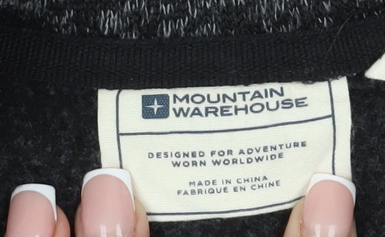 Mountain Warehouse Women’s Black Grey Mid-Length Jacket, Size 8