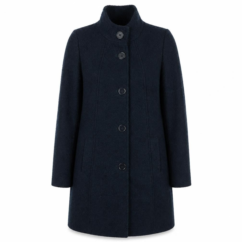 Debenhams Women’s Blue Overcoat Size 14 Button Lined