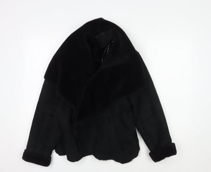 Additional front view of Stylish Women's Black Jacket UK 10