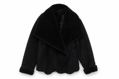Front view of Stylish Women's Black Jacket UK 10