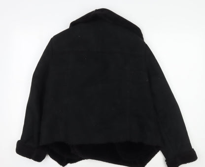 Back view of Stylish Women's Black Jacket UK 10