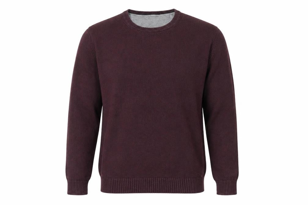 Maine Men's Purple Cotton Pullover Jumper M