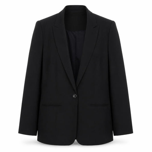 ASOS Women's Black Blazer UK 12, Business, Classic Fit