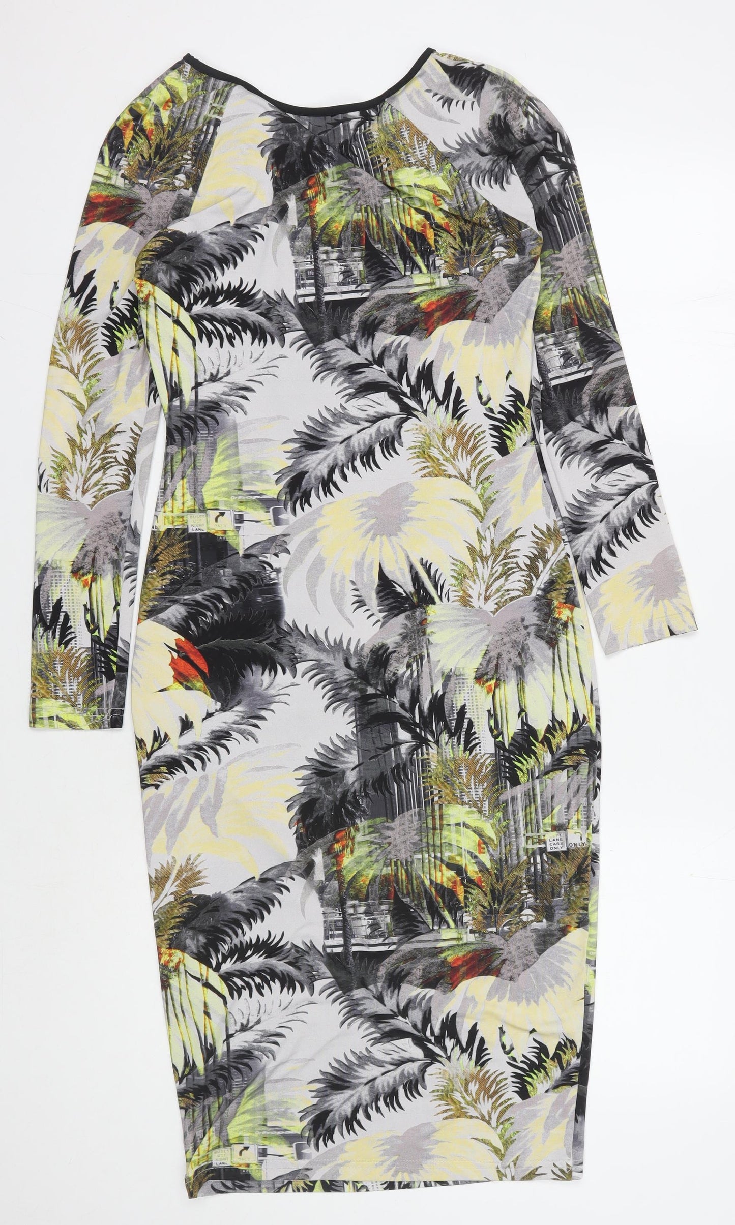 Topshop Women's Multicoloured Bodycon Dress, Size 10