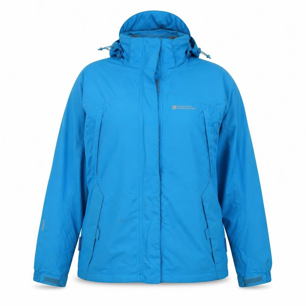 Mountain Warehouse Blue Hooded Hiking Jacket Size 14 Plus