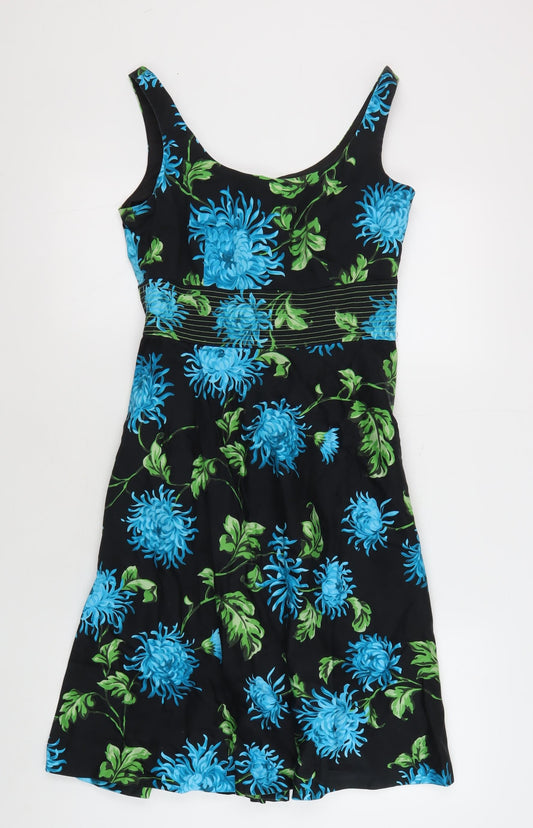 Donna Ricco Women's Floral Fit & Flare Dress Size 8