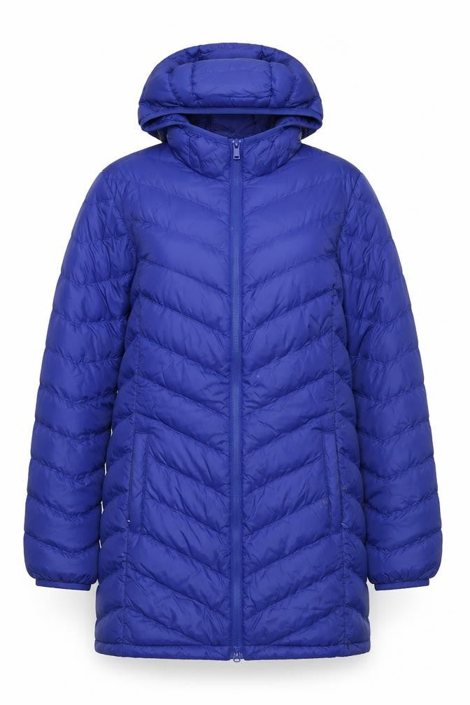 Marks & Spencer Women's Blue Puffer Jacket, Size 6, Autumn Essential