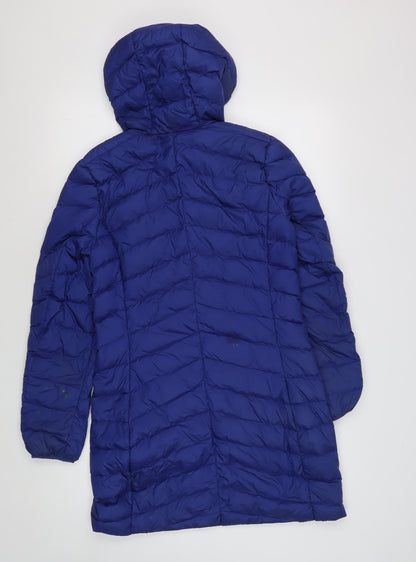 Marks & Spencer Women's Blue Puffer Jacket, Size 6, Autumn Essential