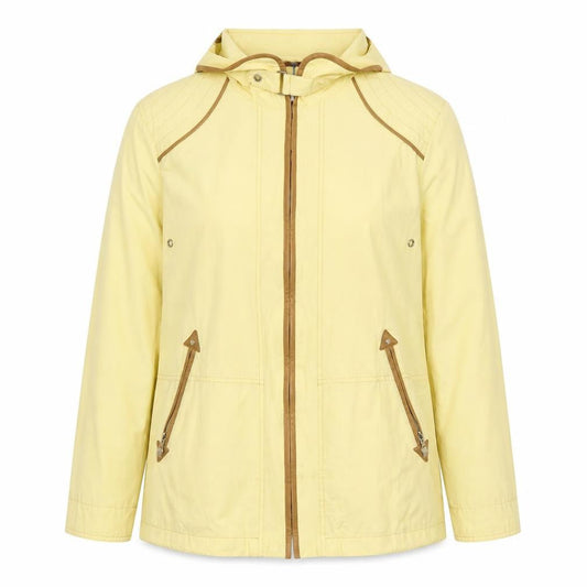 ConceptUK Women's Yellow Mid-Length Zip Jacket Size 14