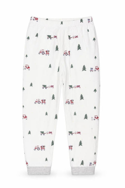The White Company Boys White Lounge Pants 7-8 Years Christmas