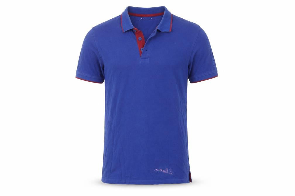 Mountain Warehouse Men's Blue Polo, M, Casual Comfort