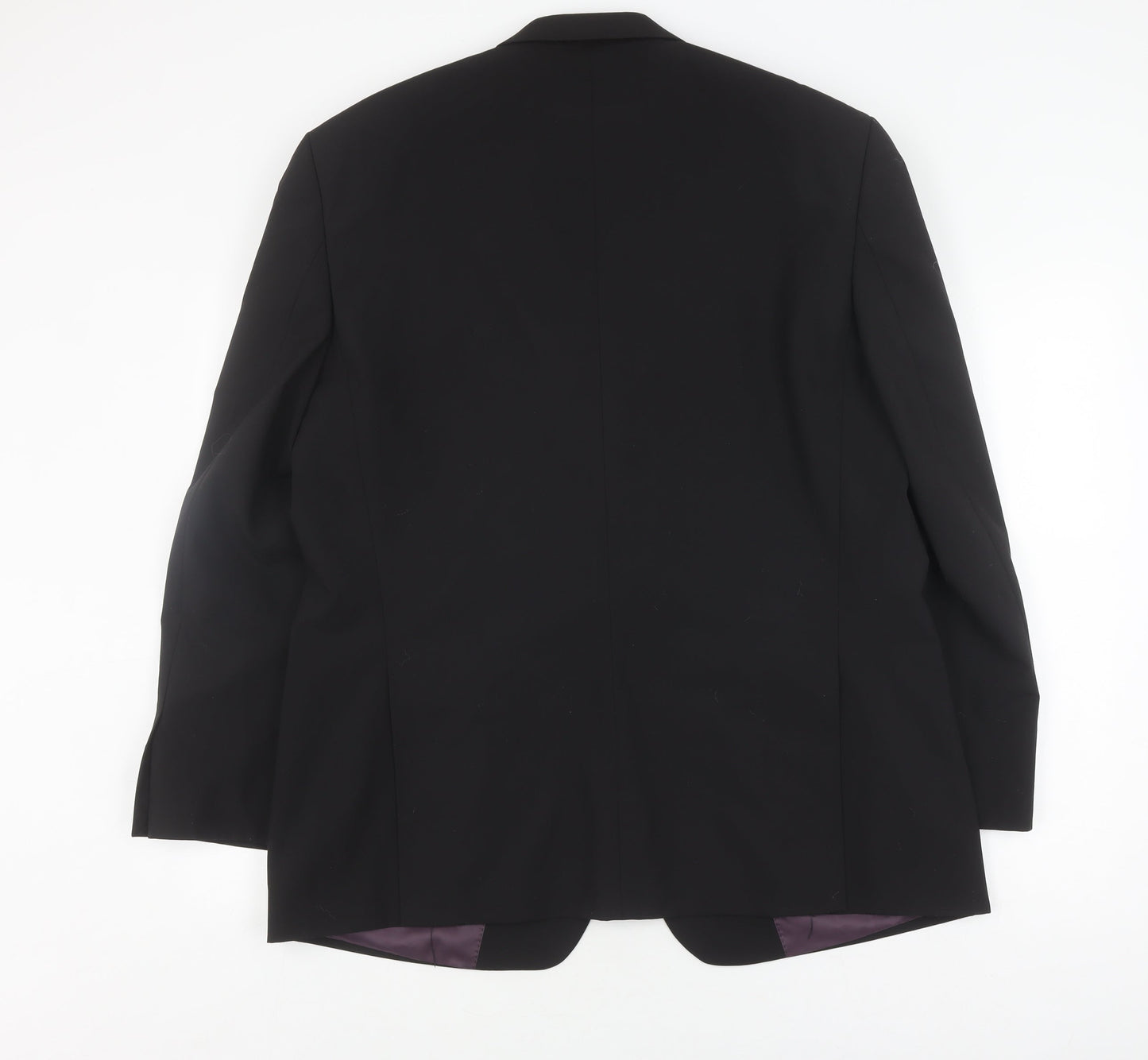 Greenwoods Men's Black Regular Fit Blazer, Size 44R