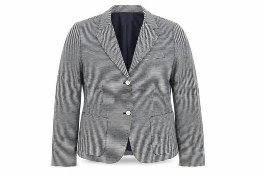 Gap Women's Black Striped Blazer, Size 10, Business Casual