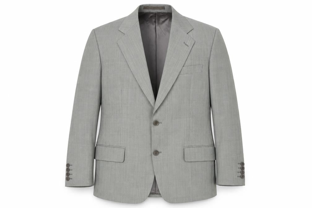 Marks & Spencer Men's Green 38 Blazer, Check Pattern