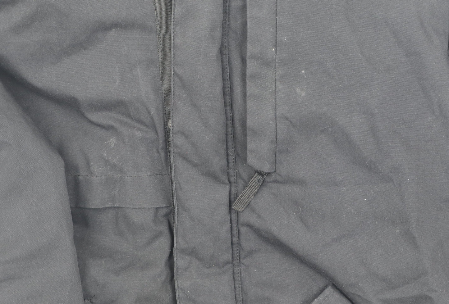 Pull & Bear Men's Black Anorak Jacket L