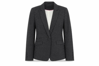 Next Women Grey Suit Jacket Size 12 Blazer Business