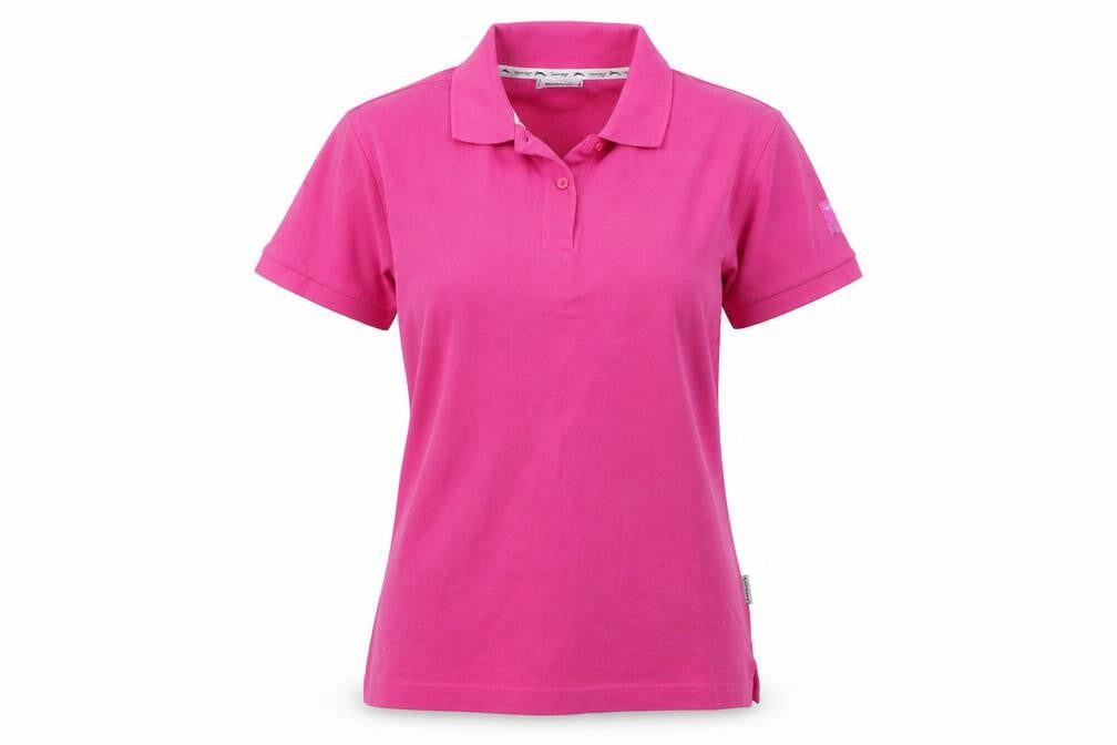 Slazenger Women's Pink Polo Shirt S Breathable Casual