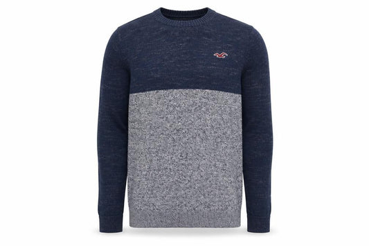 Hollister Men's Blue Pullover Jumper, Size S