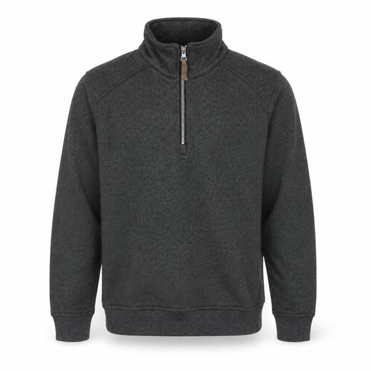 TuffStuff Men's Grey 1/4 Zip Sweatshirt Size S