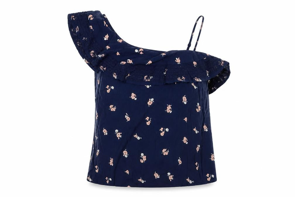 Abercrombie & Fitch Women's Blue Floral Camisole S