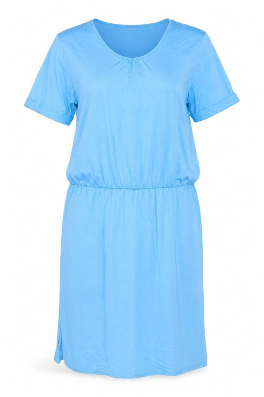 Cotton Traders Women's Blue Knee Length Dress Size 14