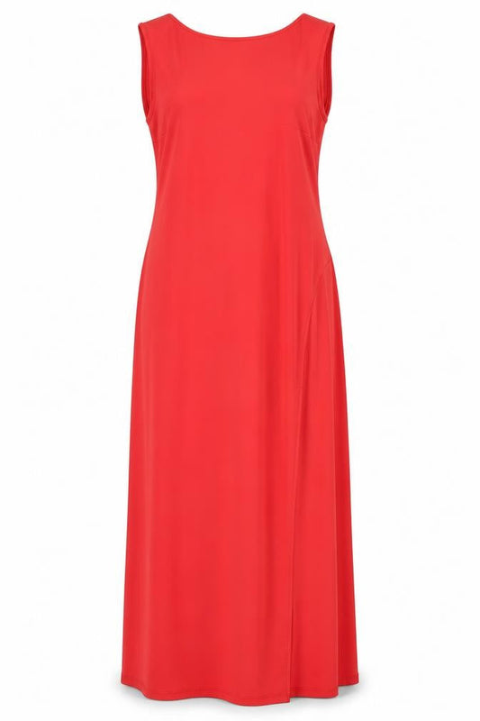ASOS Women's Red Maxi Dress Size 14, Scoop Neck