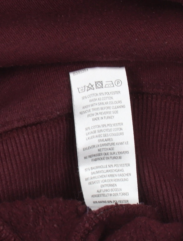 French Connection Men's Red Pullover Sweatshirt M