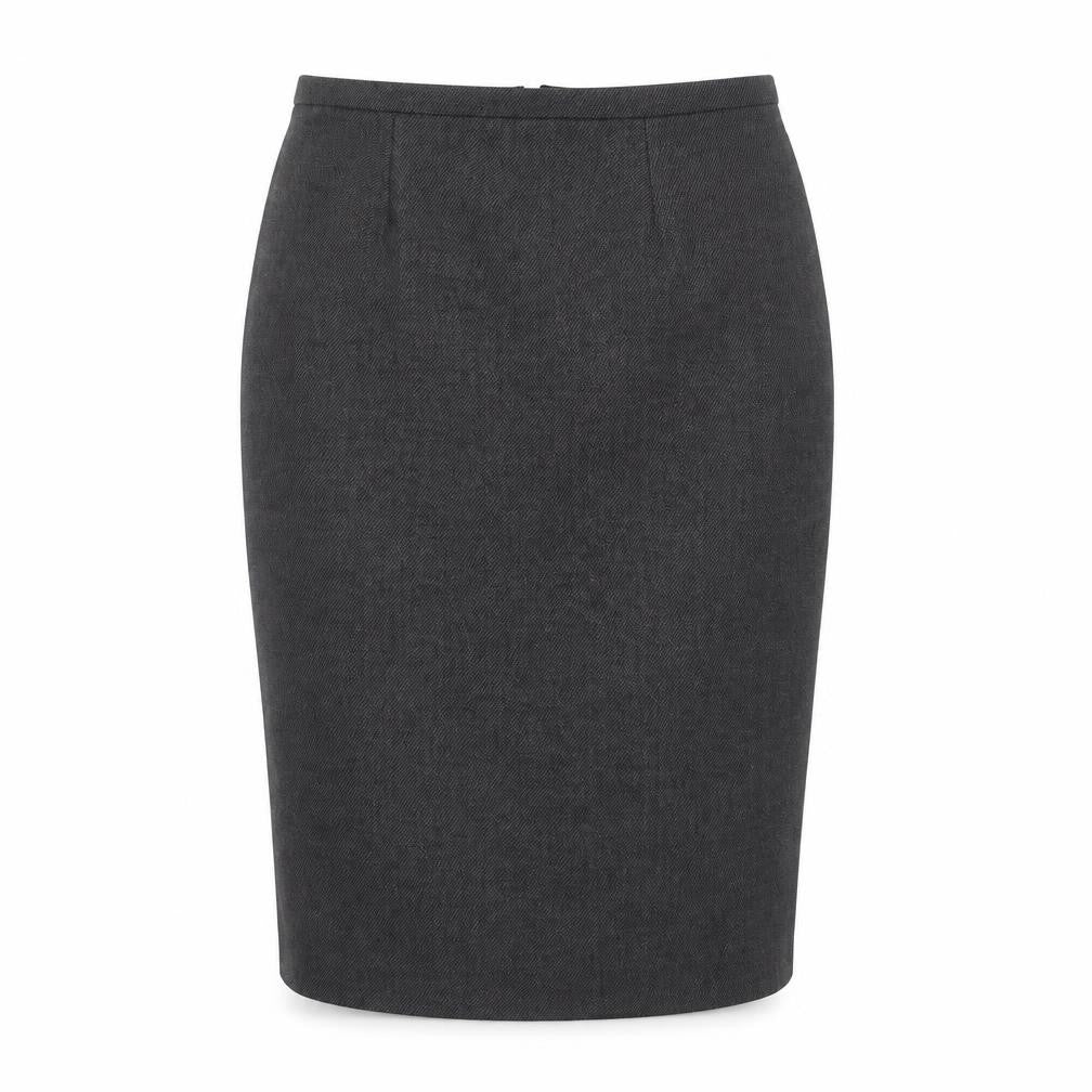 Marks & Spencer Women's Long Grey Pencil Skirt Size 10