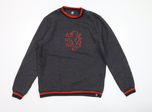 Castore Men's Grey Crew Neck Sweatshirt L