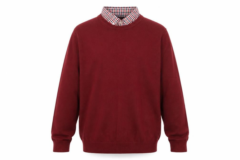 Cotton Traders Men's Red L Pullover Jumper