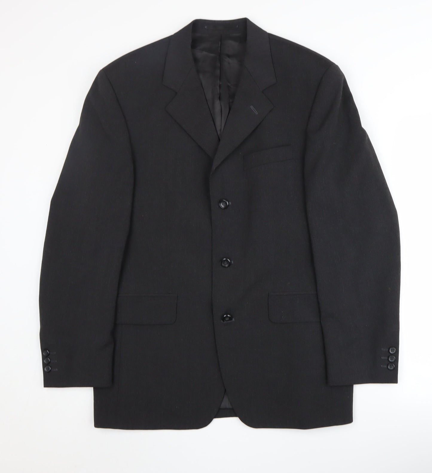 Burton Menswear Black Blazer Men's 38 Regular Fit